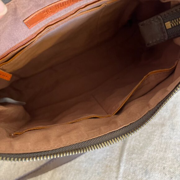 Hobo International Grey Leather Bellamy Med Bohemian Crossbody Bag - Picture 9 of 12